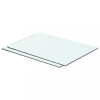 vidaXL 2 db átlátszó üveg paneles polc 50 x 30 cm