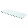 vidaXL 2 db átlátszó üveg paneles polc 70 x 25 cm