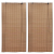 vidaXL 2 db barna bambusz redőny 100 x 160 cm