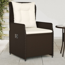 vidaXL 2 db barna polyrattan dönthető kerti szék kerti bútor