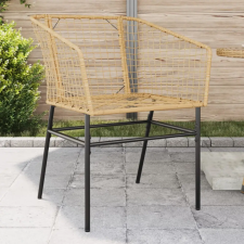 vidaXL 2 db barna polyrattan kerti szék kerti bútor