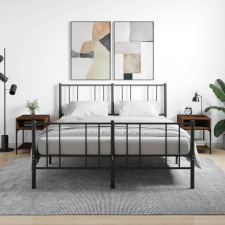 vidaXL 2 db barna tölgy színű szerelt fa éjjeliszekrény 40x41x50 cm bútor