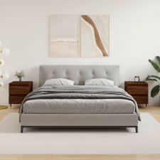 vidaXL 2 db barna tölgyszínű éjjeliszekrény 40 x 35 x 50 cm bútor