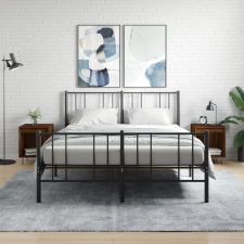 vidaXL 2 db barna tölgyszínű éjjeliszekrény 40 x 35 x 50 cm bútor