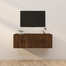 vidaXL 2 db barna tölgyszínű fali TV-szekrény 57x34,5x40 cm bútor