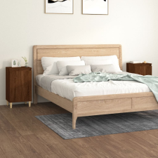 vidaXL 2 db barna tölgyszínű szerelt fa éjjeliszekrény 40x35x70 cm bútor