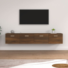 vidaXL 2 db barna tölgyszínű szerelt fa faliszekrény 100x36,5x35 cm bútor