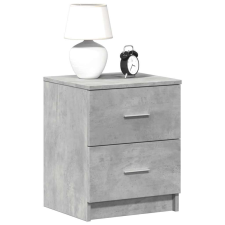 vidaXL 2 db betonszürke éjjeliszekrény 2 fiókkal 40x36x50 cm bútor