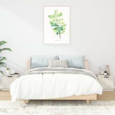 vidaXL 2 db betonszürke éjjeliszekrény 40 x 39 x 40 cm bútor