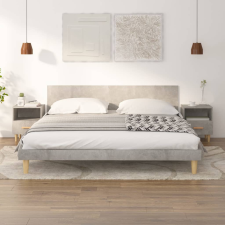 vidaXL 2 db betonszürke éjjeliszekrény 40x35x47 cm bútor