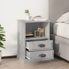 vidaXL 2 db betonszürke éjjeliszekrény 43 x 36 x 60 cm bútor