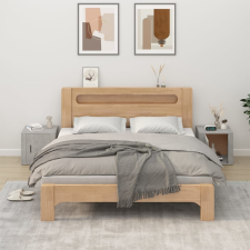 vidaXL 2 db betonszürke éjjeliszekrény 50x39x47 cm bútor