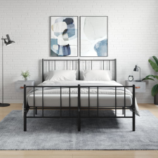 vidaXL 2 db betonszürke falra szerelhető éjjeliszekrény 35x35x20 cm bútor