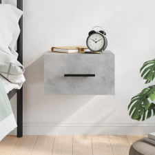 vidaXL 2 db betonszürke falra szerelhető éjjeliszekrény 35x35x20 cm bútor