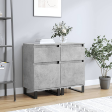 vidaXL 2 db betonszürke műfa tálalószekrény 40 x 35 x 70 cm bútor