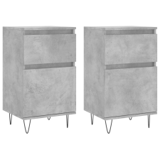 vidaXL 2 db betonszürke műfa tálalószekrény 40 x 35 x 70 cm (831157) bútor