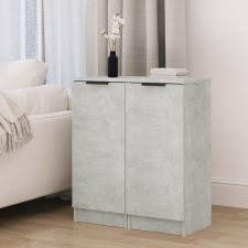 vidaXL 2 db betonszürke szerelt fa tálalószekrény 30 x 30 x 70 cm bútor