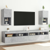 vidaXL 2 db betonszürke TV-szekrény LED-lámpákkal 30,5 x 35 x 40 cm