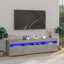 vidaXL 2 db betonszürke TV-szekrény LED-világítással 75 x 35 x 40 cm bútor