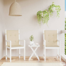 vidaXL 2 db bézs oxford szövet háttámlás székpárna 100x50x3 cm lakástextília