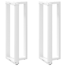 vidaXL 2 db fehér acél bárasztal lábak T-alakú 50x35x(111-112) cm bútor