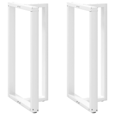 vidaXL 2 db fehér acél bárasztal lábak T-alakú 60x35x(111-112) cm bútor