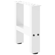 vidaXL 2 db fehér acél dohányzóasztal lábak 30×40 cm bútor