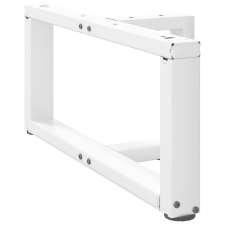 vidaXL 2 db fehér acél dohányzóasztal lábak T-alakú 60x25x(30-31) cm bútor
