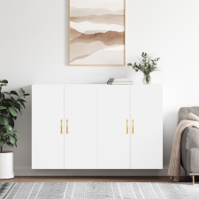 vidaXL 2 db fehér fali szekrény 69,5 x 34 x 90 cm bútor