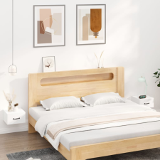 vidaXL 2 db fehér falra szerelhető éjjeliszekrény 35 x 35 x 20 cm bútor