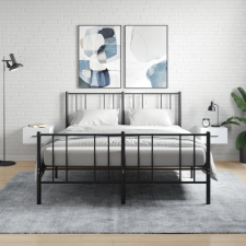 vidaXL 2 db fehér falra szerelhető éjjeliszekrény 35x35x20 cm bútor