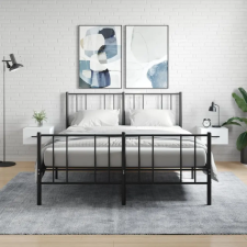 vidaXL 2 db fehér falra szerelhető éjjeliszekrény 35x35x20 cm bútor