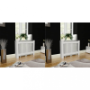 vidaXL 2 db fehér MDF radiátorburkolat 112 cm