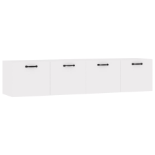 vidaXL 2 db fehér szerelt fa faliszekrény 60 x 36,5 x 35 cm (3115636) bútor
