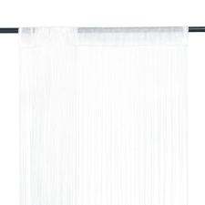 vidaXL 2 db fehér zsinórfüggöny 100 x 250 cm lakástextília