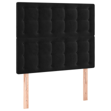 vidaXL 2 db fekete bársony fejtámla 90x5x78/88 cm (3116804) ágy és ágykellék