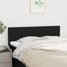 vidaXL 2 db fekete szövet fejtámla 72 x 5 x 78/88 cm ágy és ágykellék