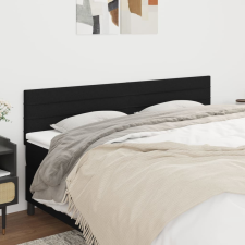 vidaXL 2 db fekete szövet fejtámla 90x5x78/88 cm ágy és ágykellék