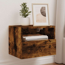 vidaXL 2 db füstös tölgy színű szerelt fa fali TV-szekrény 40x30x30 cm bútor