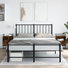 vidaXL 2 db füstös tölgyszínű fali műfa éjjeliszekrény 40x30x61 cm bútor
