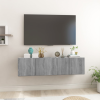 vidaXL 2 db füstös tölgyszínű szerelt fa függő TV-szekrény 60x30x30 cm