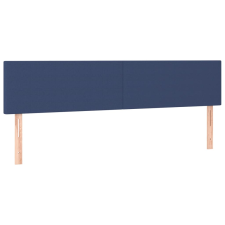 vidaXL 2 db kék szövet fejtámla 90x5x78/88 cm (345830) ágy és ágykellék