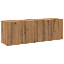 vidaXL 2 db kézműves tölgy falra szerelhető TV-szekrény 60x30x41 cm (857665) bútor