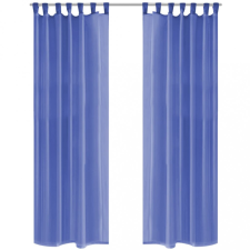 vidaXL 2 db királykék voile függöny 140 x 225 cm lakástextília