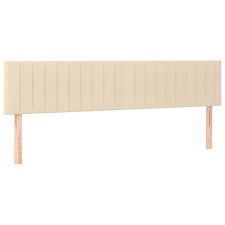 vidaXL 2 db krémszínű szövet fejtámla 100x5x78/88 cm (346289) ágy és ágykellék