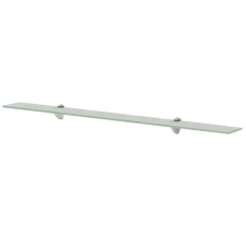 vidaXL 2 db lebegő üvegpolc 100 x 20 cm 8 mm (3051541) bútor