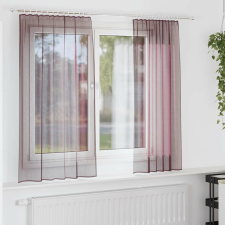 vidaXL 2 db lila fátyolfüggönyök hurokkal 140x175 cm lakástextília