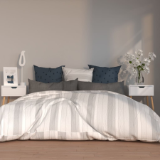 vidaXL 2 db magasfényű fehér forgácslap éjjeliszekrény 40x40x56 cm bútor