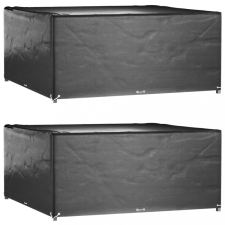 vidaXL 2 db négyzet alakú kerti bútorhuzat 16 fűzőlyukkal 250x250x90cm kerti bútor
