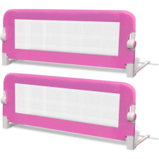 vidaXL 2 db rózsaszín biztonsági leesésgátló 102 x 42 cm bababiztonság